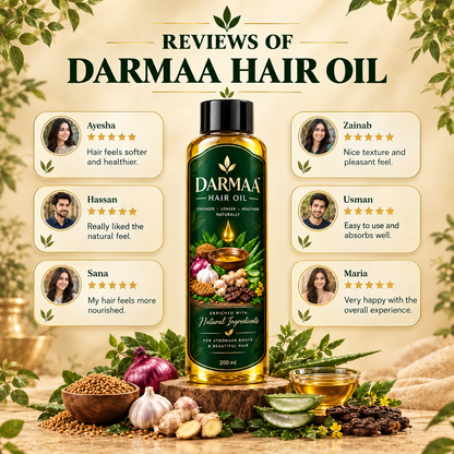 Darmaa Hair Oil – Natural Herbal Hair Care Oil